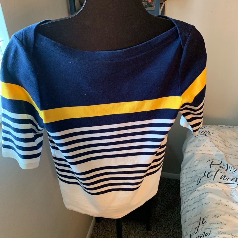 Nautical Ralph Lauren Sport Top size lg